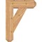 Ekena Millwork Traditional Craftsman Smooth Bracket w/ Offset Brace, Western Red Cedar, 7 1/2"W x 22"D x 30"H BKT0806X22X30TRA04SWR - alternate 3